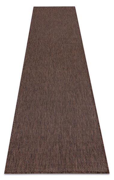 Covor, traversa SISAL SION A5165A Melanj țesute plate maro
