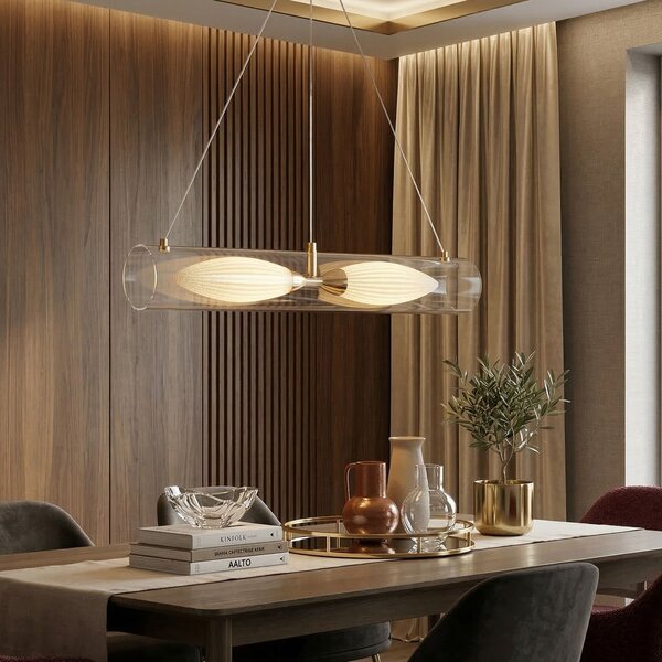 LAMPĂ SUSPENDATĂ DE TAVAN G152-2CP GOLD