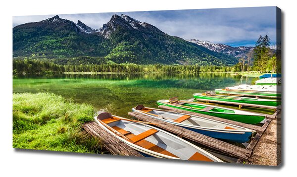 Tablou canvas Barci pe lac