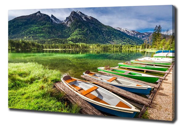 Tablou canvas Barci pe lac