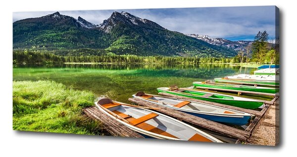 Tablou canvas Barci pe lac