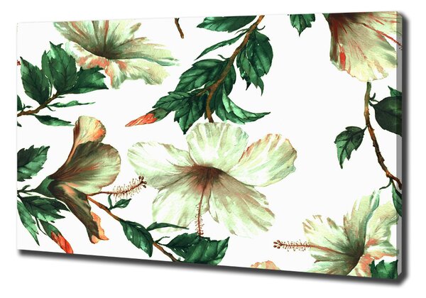 Print pe canvas flori de hibiscus