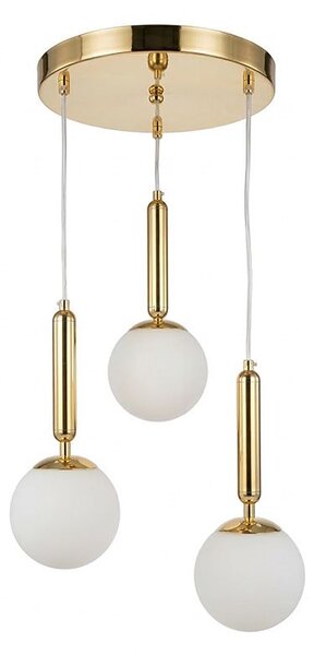 LAMPĂ DE TAVAN SUSPENDATĂ G179-3CP GOLD