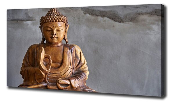 Tablou pe pânză buddha din lemn