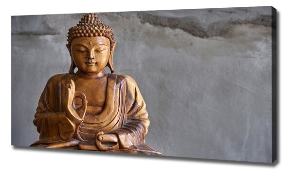 Tablou pe pânză buddha din lemn