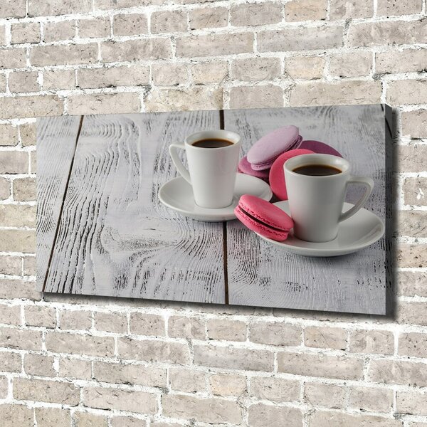 Tablou pe pânză canvas Cafea și prăjituri