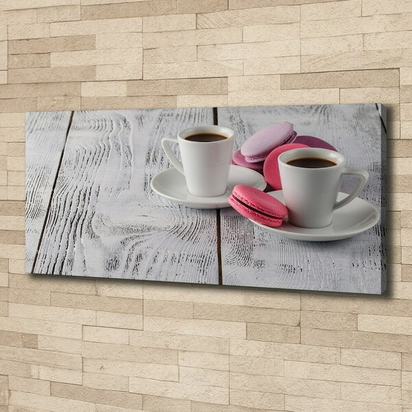 Tablou pe pânză canvas Cafea și prăjituri