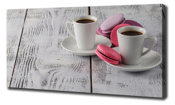 Tablou pe pânză canvas Cafea și prăjituri
