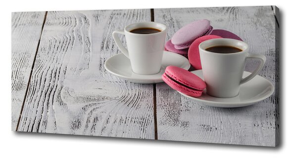 Tablou pe pânză canvas Cafea și prăjituri