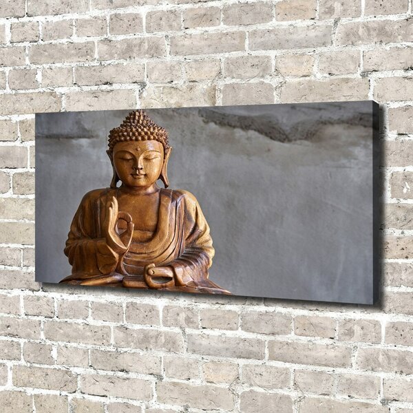 Tablou pe pânză buddha din lemn