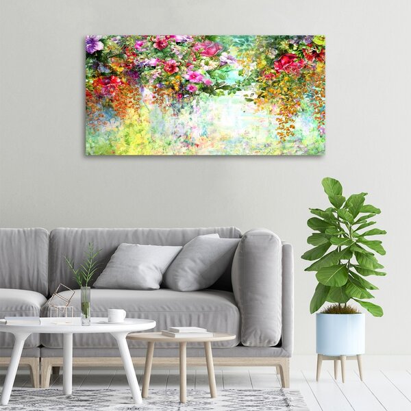 Tablouri tipărite pe pânză flori multi-colorate