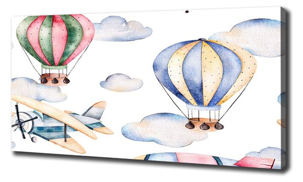 Tablou canvas Avioane și baloane
