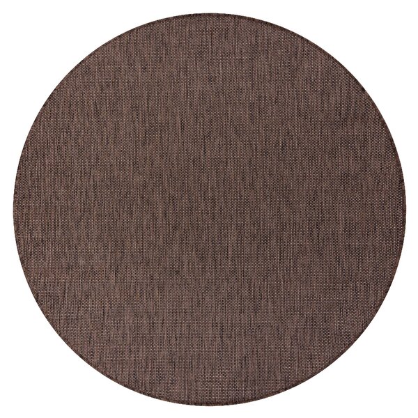 Covor SISAL SION cerc A5165A Melanj țesute plate maro