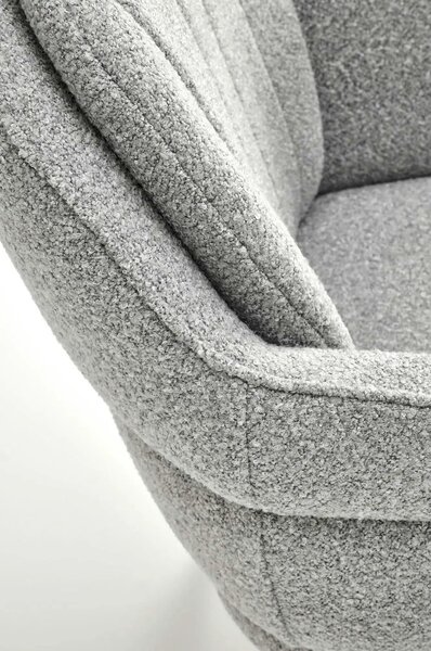 Scaun K570, gri/negru, stofa/otel, 61x70x92 cm