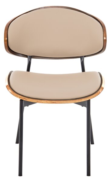 KONDELA Scaun de sufragerie, camel/nuc/negru, MARSIA