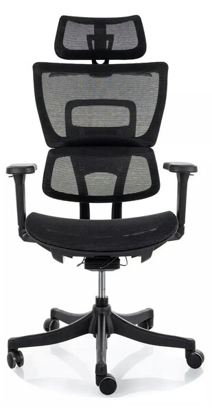 Scaun de birou Q-080 M, negru, 67x50x115/125 cm