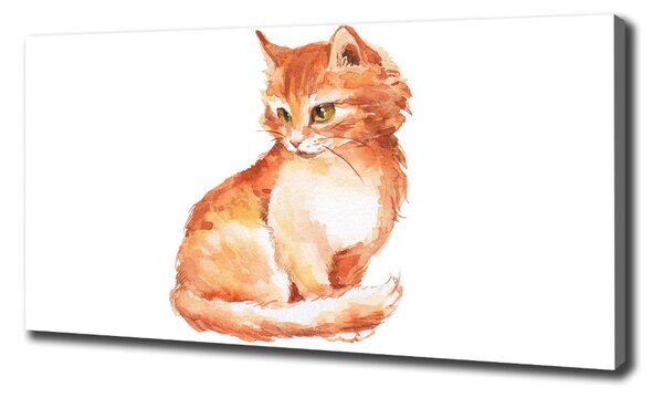 Pictură pe pânză Red Cat