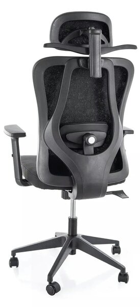 Scaun de birou Q-080 M, negru, 67x50x115/125 cm