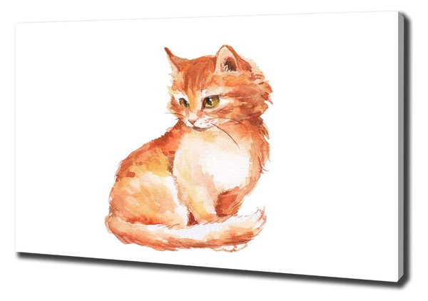 Pictură pe pânză Red Cat