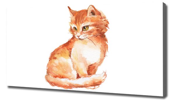 Pictură pe pânză Red Cat