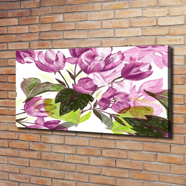 Print pe pânză model floral