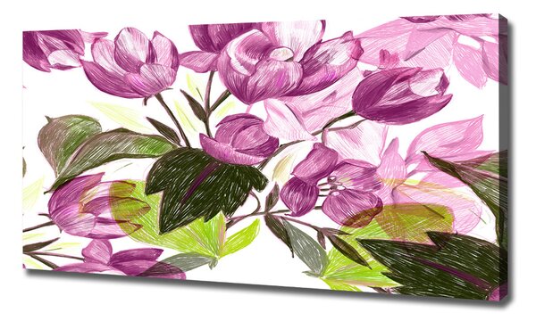 Print pe pânză model floral