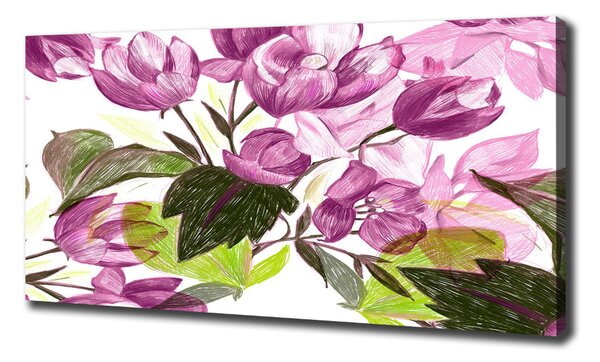 Print pe pânză model floral