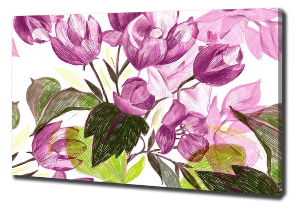 Print pe pânză model floral