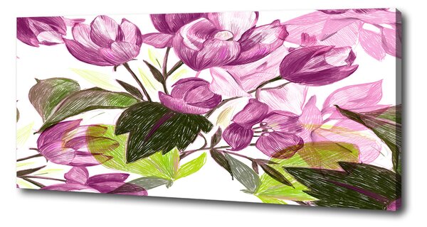 Print pe pânză model floral