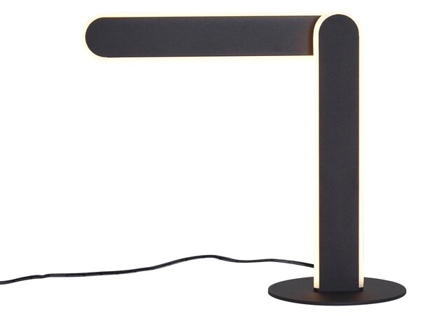 Lampă de masă de design neagră cu LED inclus, cu 3 trepte de intensitate luminoasă - Gate