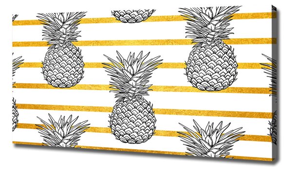 Tablou canvas benzi de ananas
