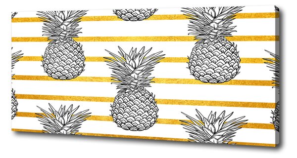 Tablou canvas benzi de ananas