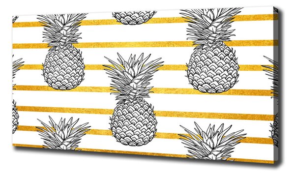 Tablou canvas benzi de ananas
