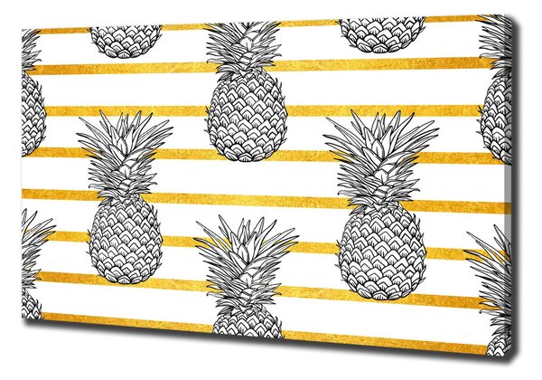 Tablou canvas benzi de ananas