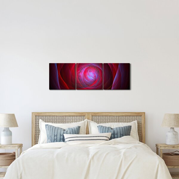 Tabloul abstract cu ochi (cu ceas) (90x30 cm)