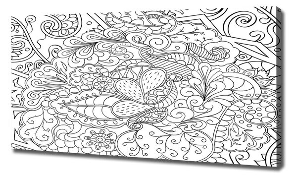 Tablou pe pânză canvas ornamente