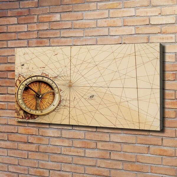 Tablou canvas Compass pe hartă