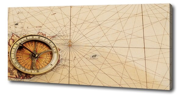Tablou canvas Compass pe hartă