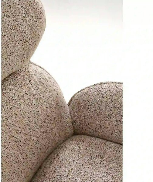 Scaun K585, bej inchis/nuc, stofa clasica/lemn, 63x64x93 cm
