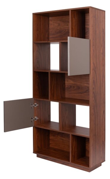 Bibliotecă Nevada, stejar închis (80 cm)