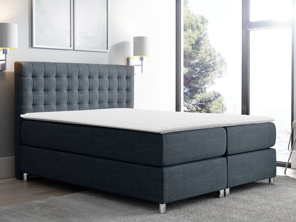 Z0ND0 Pat matrimonial 180 cm Kurtis (gri albastru). 1122388