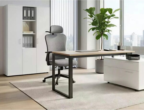 Scaun de birou Q-080 M, gri, 67x50x115/125 cm