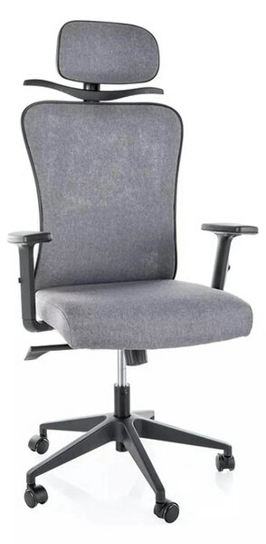 Scaun de birou Q-080 M, gri, 67x50x115/125 cm
