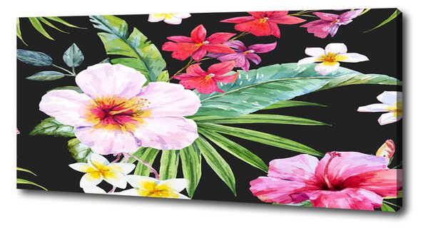 Print pe canvas flori Hawaii