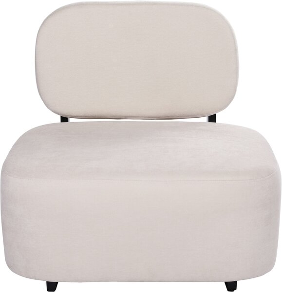 Fotoliu Lioran crem 72/85/66 cm