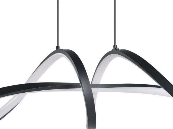 Lustră LED RGBW dimabilă pe cablu Eglo 901159 CALAROSSA-Z LED/22W/230V negru