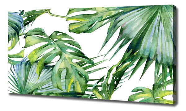 Tablou canvas frunze tropicale