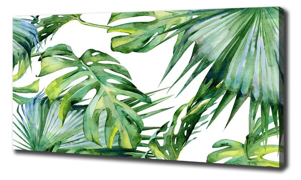 Tablou canvas frunze tropicale