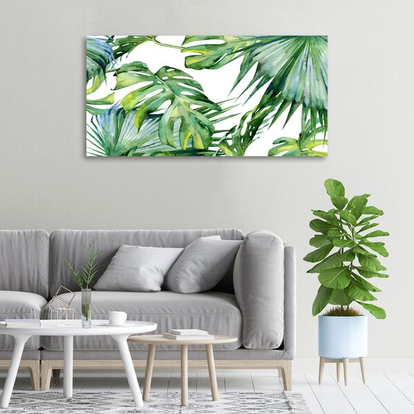 Tablou canvas frunze tropicale