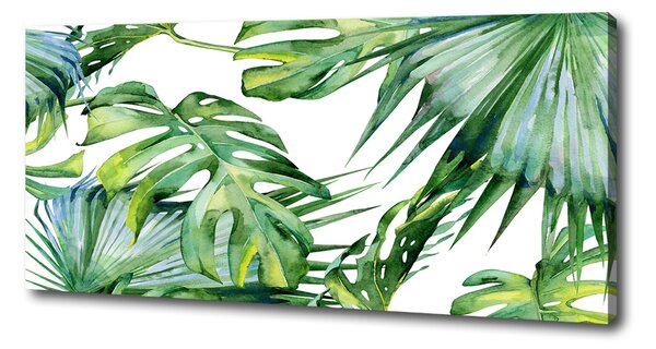 Tablou canvas frunze tropicale